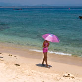 Passeggiata nel mare